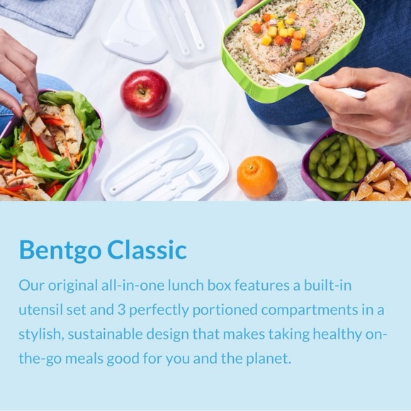 BENTGO Classic All-In-One Stackable Lunch Box ~ Brand New In Package! - Picture 5 of 16